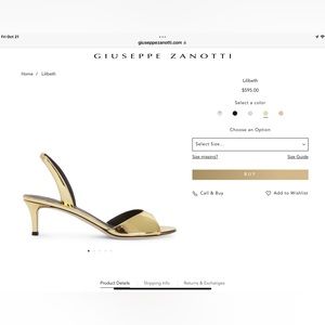 Giuseppe Zanotti metallic sandals